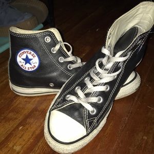 leather high tops